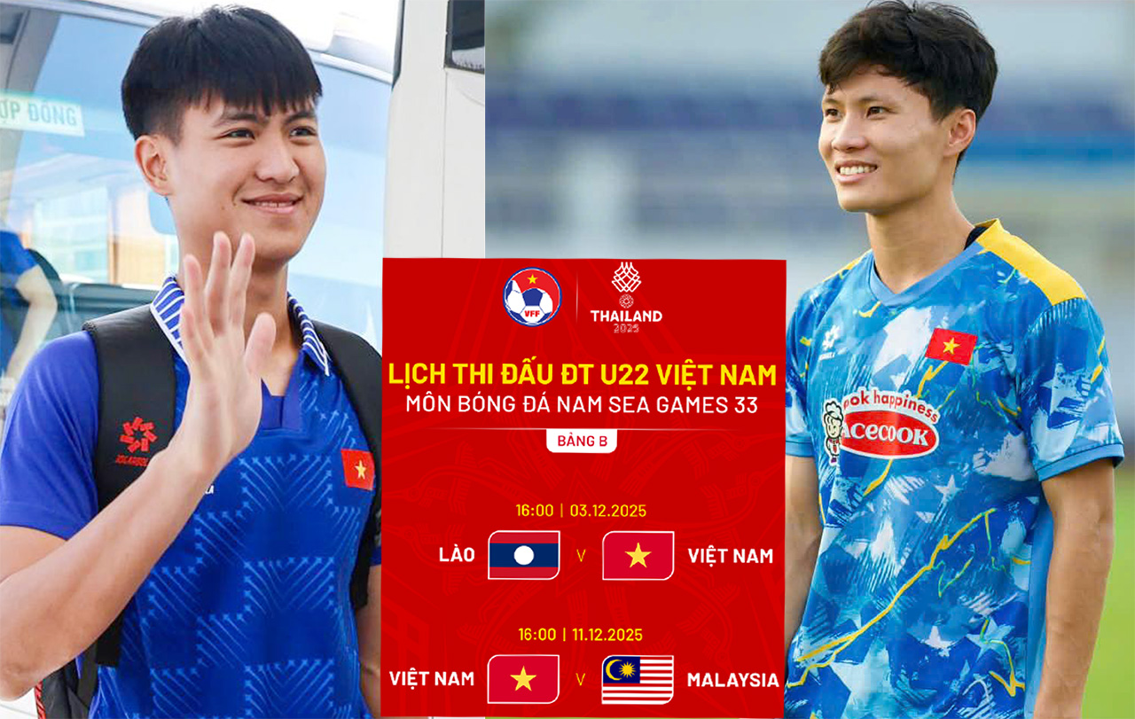 Quốc Cường, Nguyễn Tân cùng đồng đội U22 Việt Nam, sẵn sàng chính phục HCV Sea Games 33
